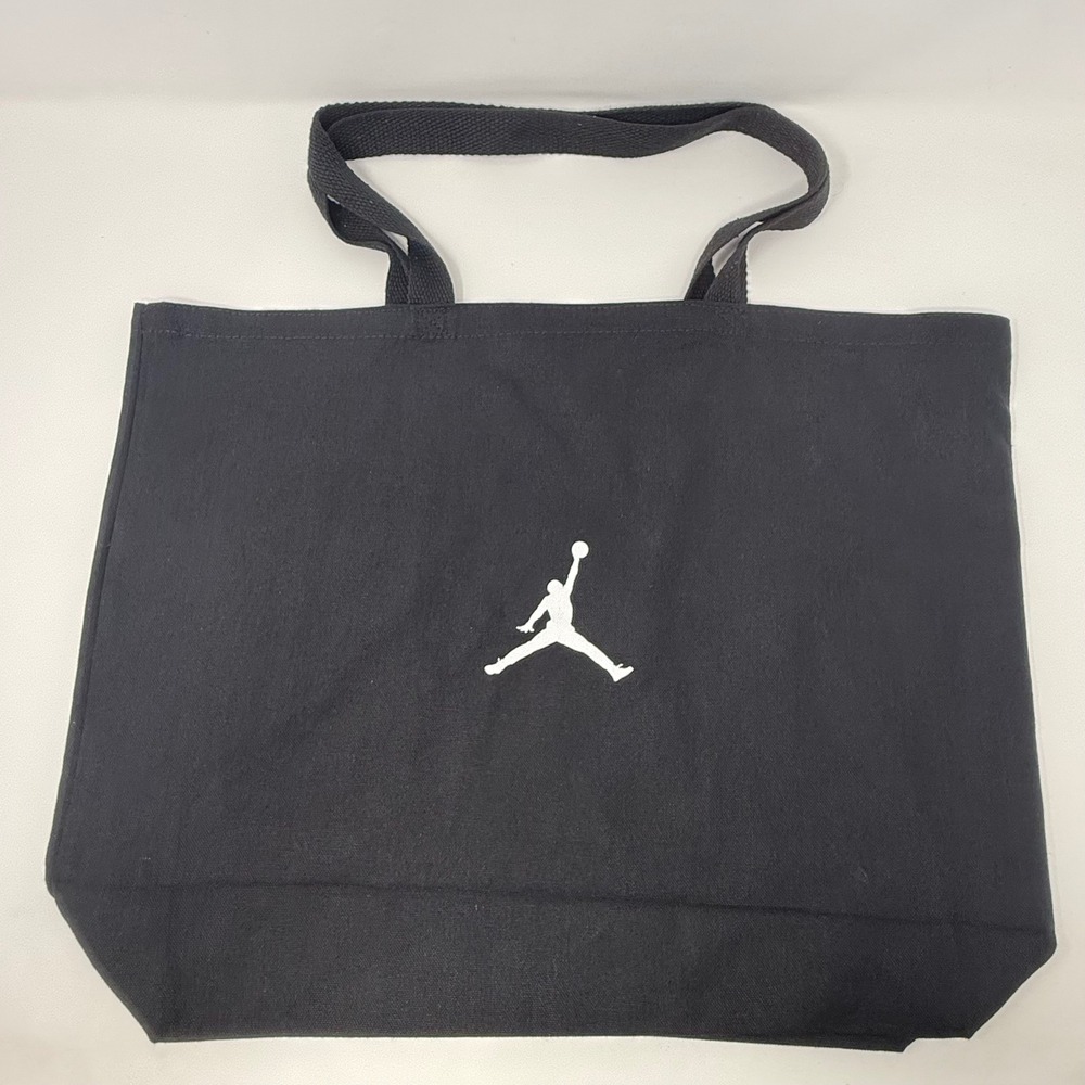 Jordan Brand Parlor23 Salt Lake City Black Canvas Tote Bag Jumpman Logo